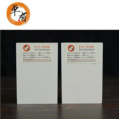 Folhas de PVC expandido